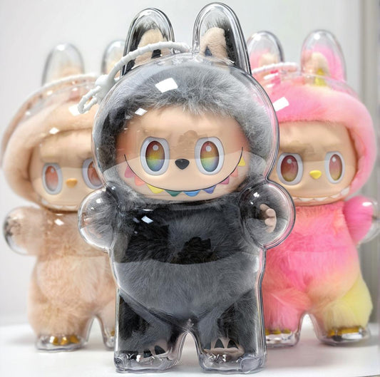 Clear Acrylic Protective Case for Labubu The Monsters – Big Into Energy Version (Standing)
