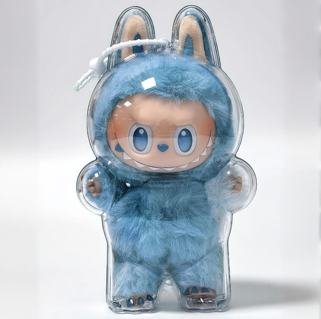 Clear Acrylic Protective Case for Labubu The Monsters – Big Into Energy Version (Standing)