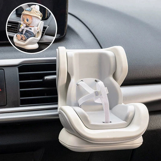 Labubu Car Seat Display Model – OB11-Compatible Toy Seat with Magnetic Base