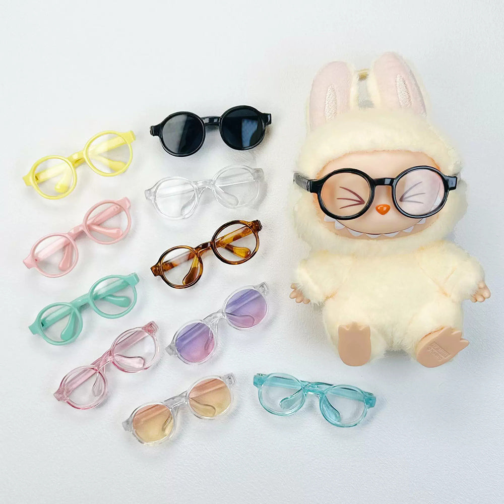 Glasses Accessories for 17cm Labubu Dolls – Multiple Styles (Doll Not Included)