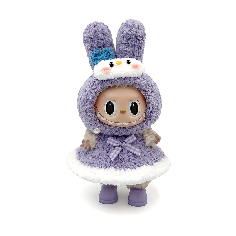 Handmade Knitted Clothes for Labubu Figures – Cute 17cm Outfits